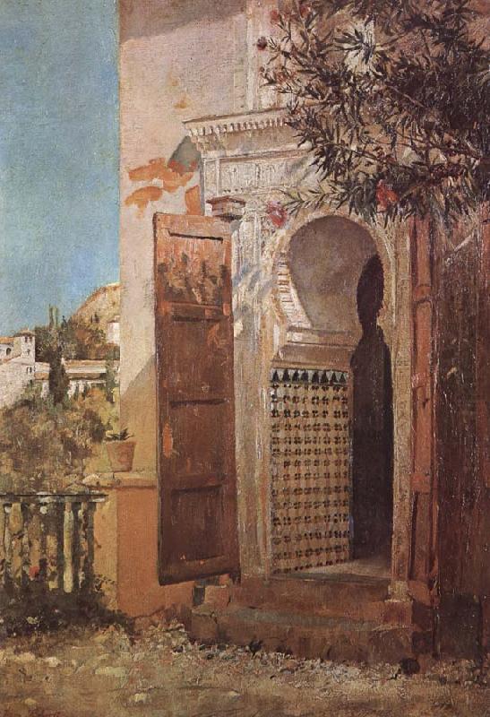 Tom roberts Moorish Doorway,Granada china oil painting image